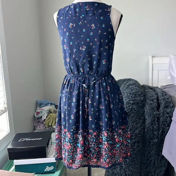 Ultra Pink Floral Sleeveless Dress 💖 - Picture 5 of 10